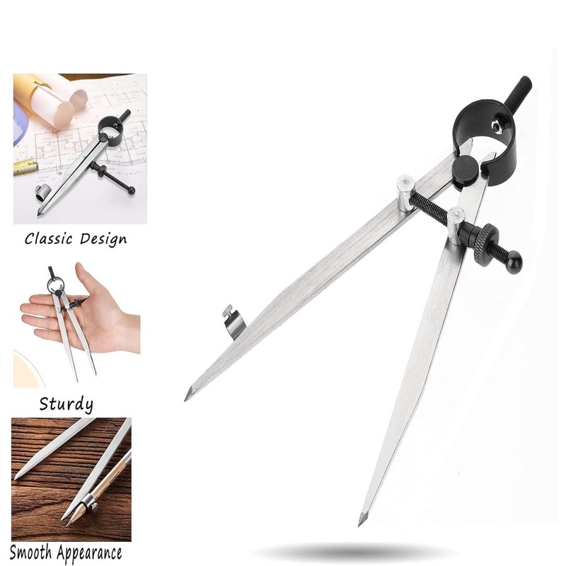 ieron 10 Inch 250mm Metal Adjustable Lockable Steel Divider Rotating