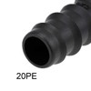 sourcing map Barb Drip Pipe End Closure Cap 20PE Hose