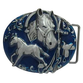 LKMY Vintage Men's Belt Buckle Indian Belt Western Cowboy Belt Buckle for Men Size One Size B, b