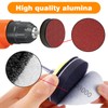KONGMING 50mm Sanding Discs Hook and Loop 100 pcs Grit
