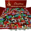 Bulk Christmas Chocolate Mix, 5 Lb Individually Wrapped Holiday Candy,