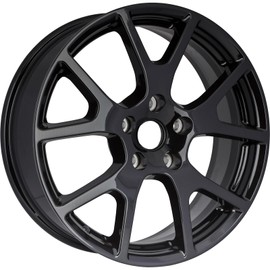 New 19x7" 19 Inch Gloss Black Aluminum Alloy Wheel Rim for Dodge Journey 2011 2012 2013 2014 2015 2016 2017 2018 2019 | ALY02500U45N | Direct Fit - OE Stock Specs