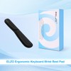 ELZO ELZO Handballenauflage Tastatur, Ergonomische Faltbar Wrist Rest, Memory-Foam Handauflage