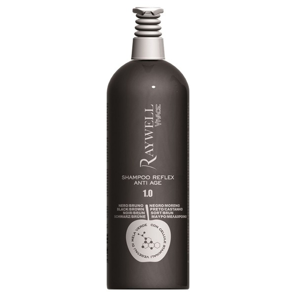 Pigment Shampoo Reflex Anti-Age Vivace Raywell Shine with Anti-Age Effect 1.0 Black 1000 ml