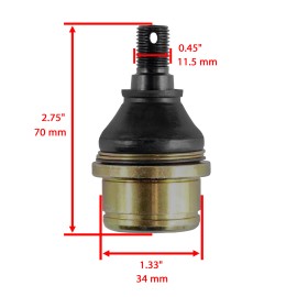 Can-Am 4 Upper and Lower Ball Joint for Honda TRX500FA Foreman Rubicon 500 2001 - 2016