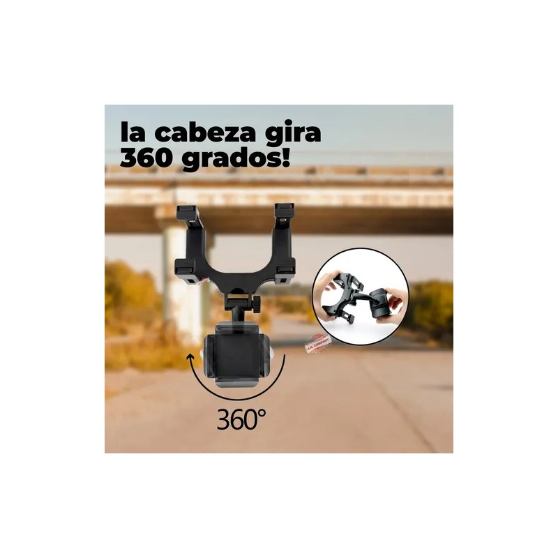Soporte Base Celular Universal Para Espejo Retrovisor Auto