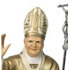 Large Venerable Pope John Paul II With Papal Ferula Crucifix