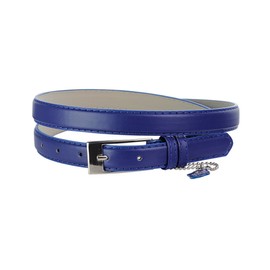 NYFASHION101 - Cinturón casual de piel con hebilla brillante para mujer, Real, L (37"-41")