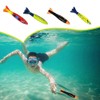 Alomejor 4 pieces diving training toy, underwater torpedo rocket, throwing,