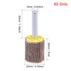 sourcing map 20mm Flap Wheels Shank Mounted Sandpaper Abrasive Wheel