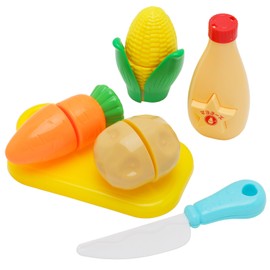 Onda Toy Pretend Pretend Play Kitchen Set Vegetables Cutting Pretend Play Shopping Educational Toy