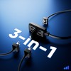 Maximm 15 Ft Extension Cord, 2 Prong, 360° Rotating Flat