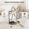 Pot Lid Holders, Kitchen Pot Lid Storage Rack, Pot Lid