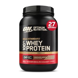 Optimum Nutrition Gold Standard 100% Whey Protein Powder, Chocolate Hazelnut, 2 Pound (Packaging May Vary)