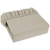 Soroor® Bedding & Linen | Microfibre Single Fitted Sheet, Beige