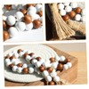 GLEAVI Farmhouse Beads Garland with Tassel Decorative Bead String Hanging