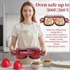 Cast Iron Bread Pan with Lid, Double Dutch Oven for