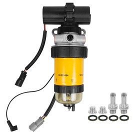 12V 32-925694 Fuel filter Fuel Water Separator Compatible with JCB BACKHOE 1400B 1550B 1600B 1700B 214 215 216 217 3C 3CX 3D 3DX 4C 4CN 4CX Replace 32-925915 32/925694 32/925915