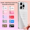Double Sided Silicone Suction Cup Phone Holder,Non Slip Sticky Grip,