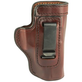 Generic Don Hume, H715-M Clip-On Holster, Inside The Pant, Fits Glock 19, Right Hand, Brown Leather