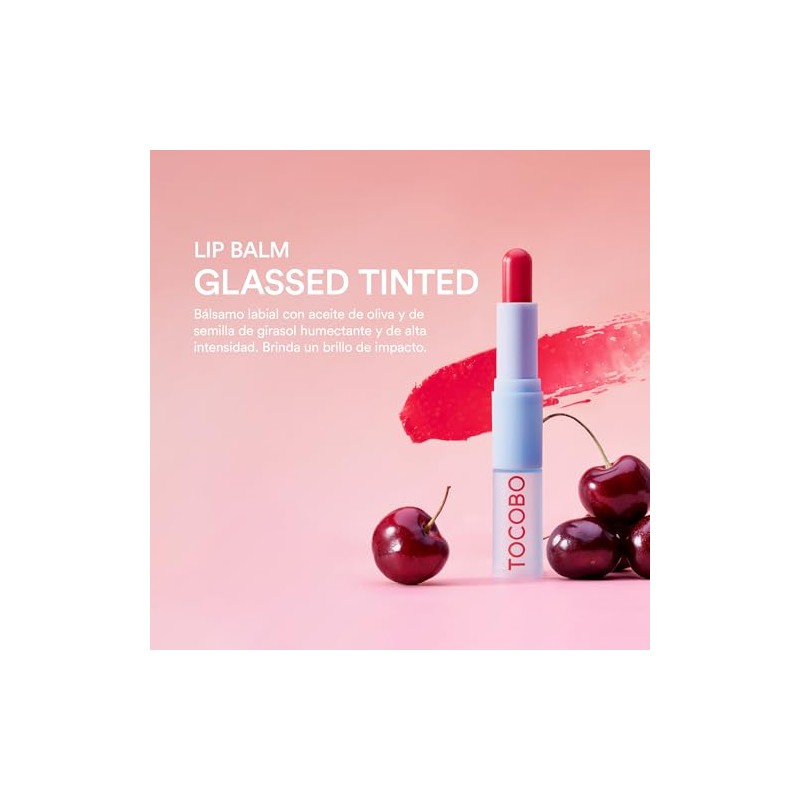 TOCOBO Glass Tinted Lip Balm 011 Flush Cherry Bálsamo Labial
