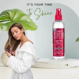 Simply Stylin' Light Silk Spray - Anti Frizz Hair Spray - Pure Silicone Hair