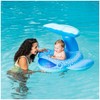 Swimways Sun Canopy Baby Boat, Inflatable Baby Pool Float &