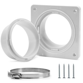 VIWINVELA Dryer Vent Hose Connector Kit - Dryer Vent Wall Plate - Dryer Duct Connector Wall Vent with Quick Connect & Disconnect Dryer Dock Connector (Dryer Vent Connector)