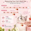 Cotton Breakaway Cat Collar with Bell – Cute Adjustable Kitten