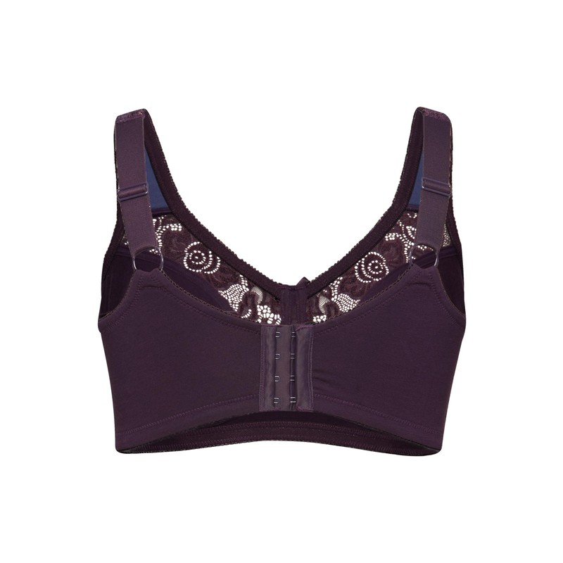 Ulla Popken Women's Relief Kelly Lace Without Underwire Cup C-e