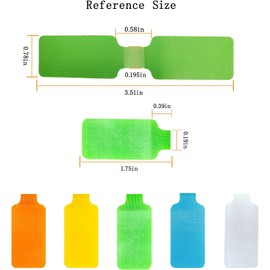 Write On Cord Labels - 20Pcs Writable Wire Tags, Nylon Cable Labels, Colorful Cord Tags for Organizing