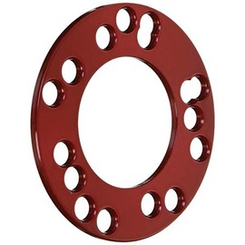 HKB SPORTS Racing Wide Spacer (4 and 5 Holes), P.C.D.100-114.3 0.2 inches (5 mm), Red, 2 Pieces HKRWSR5