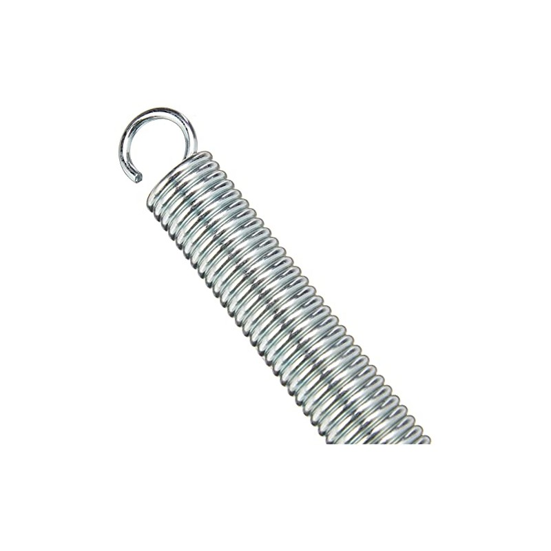 Chapuis, 1 Piece Tension Spring with Hook, Galvanised Steel Spring,