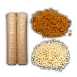 Bearded Butchers Pizza Bratwurst DIY Kit - Classic Cheesy Pizza Flavor Brats - Includes Supreme Pizza Seasoning, High-Temp Diced Mozzarella Cheese, and 32mm Collagen Casings for Up to 25 lbs of Meat