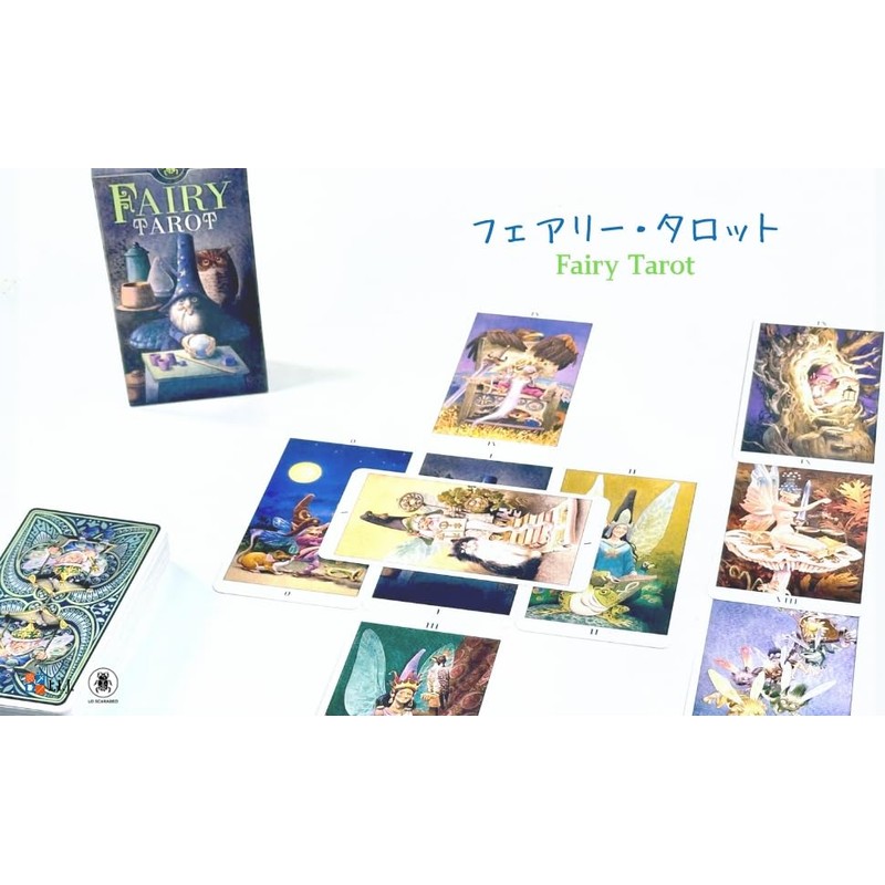 I.I.J Tarot Cards, 78 Cards, Tarot Divination, Fairy Tarot, Japanese