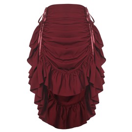 GRACEART Women's Victorian Steampunk Skirt Pirate Costume Burlesque