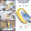 Dish Brush with Soap Dispenser Storage Set with 2 PCS