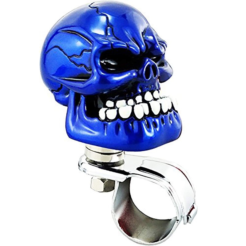 Lunsom Skull Steering Wheel Spinner, Resin Power Handle Knob Suicide