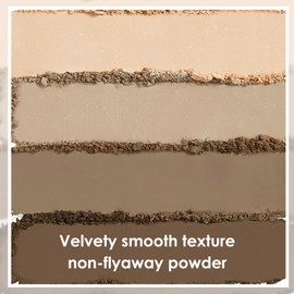 Boobeen 4 Colors Eyeshadow Palette, Highly Pigmented Eye shadow for Natural&Bold Eye Makeup, Blendable Shades in Matte and Shimmer Finishes, Easy to Apply