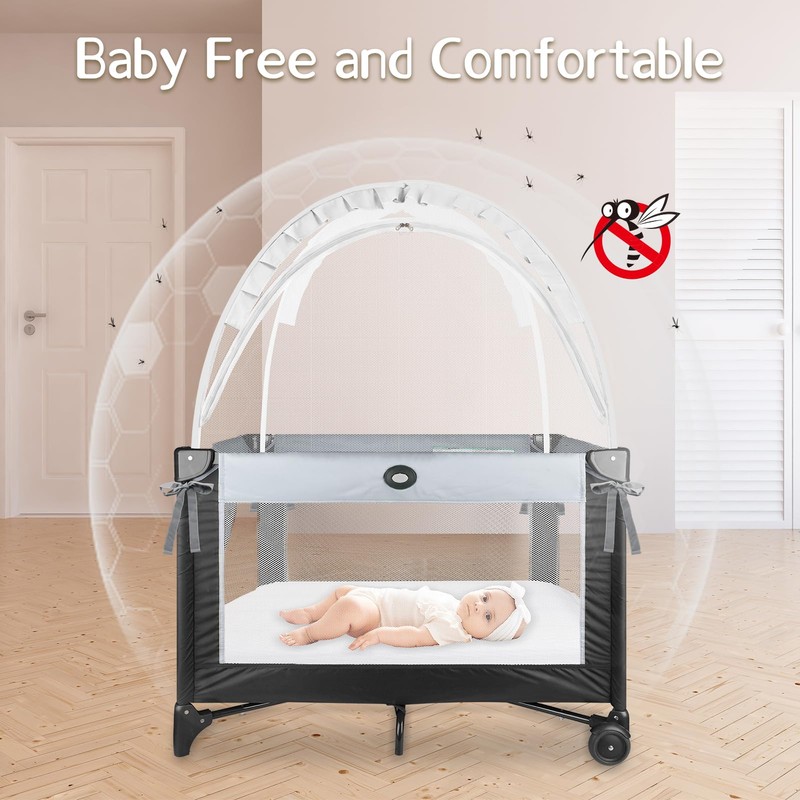 Crib Tent to Keep Baby from Climbing Out - Crib