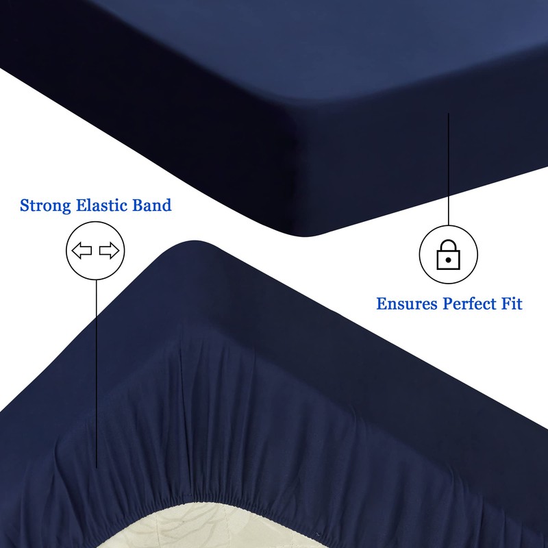 Sufdari Waterproof Mattress Protector double,135x190cm Mattress Cover for Bed,30cm Deep