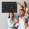 WallTAC A3 Monthly Wall Planner Sticker with Blackboard Pens |