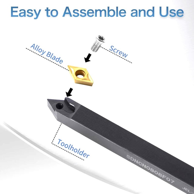 Lathe Turning Holders Threading Tools Bit-Set 21pcs - Metal Lathe