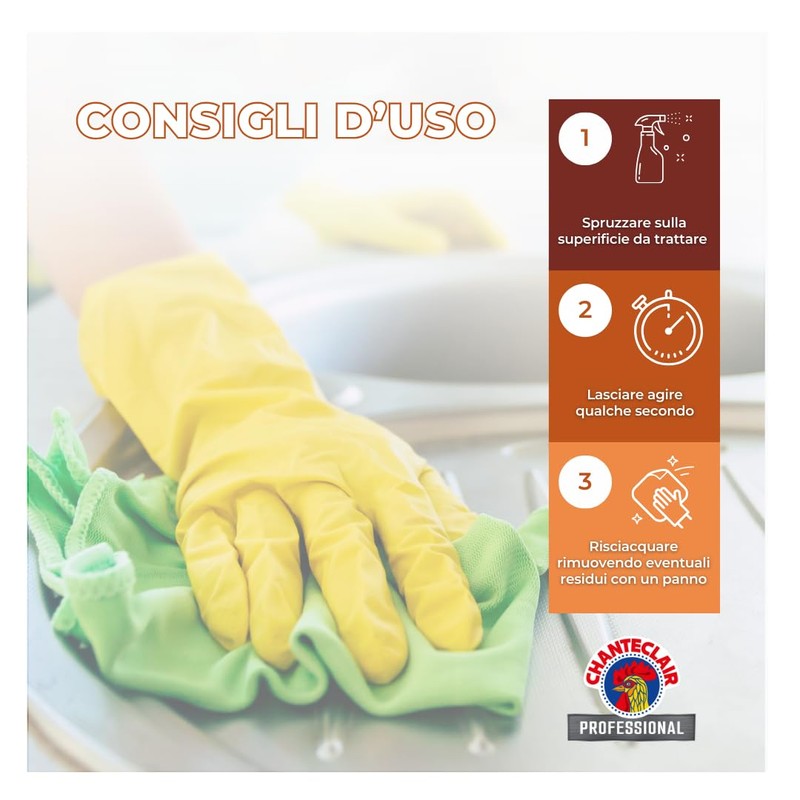 CHANTECLAIR SGRASSATORE FORNI PROF. 700 ml