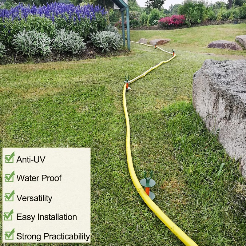 BAOLONG Garden Hose Guide Stake Garden hose guide spike Lawn