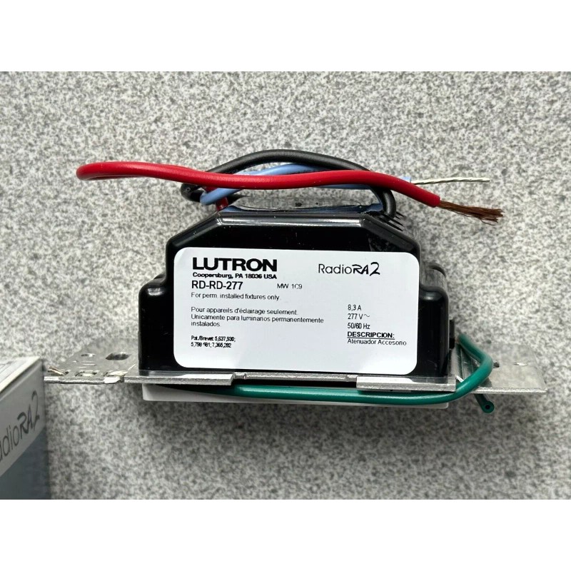 Lutron NEW Lutron RadioRA2 RD-RD-277-WH Companion Remote Dimmer - White