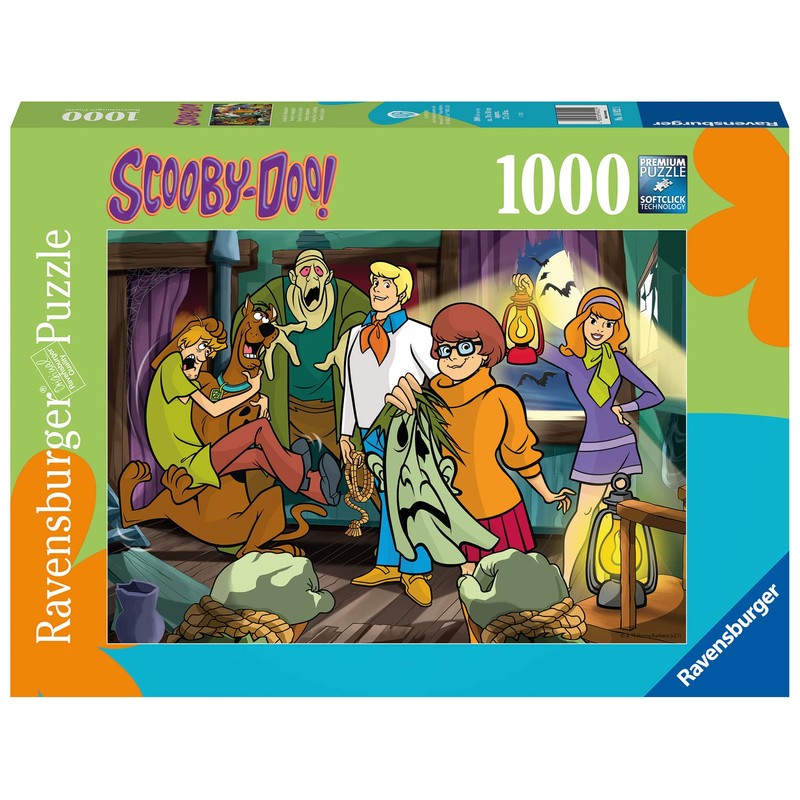 Ravensburger Scooby Doo: Unmasking 1000-Piece Jigsaw Puzzle - Exquisite Imagery