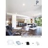 POPANU Recessed Lighting 4-inch Square-LED - Canless Recessed Light Fixture,