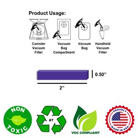 UltraScent Vacuum Stix, Vacuum Deodorizer & Air Freshener Sticks for All Vacuums, Long-Lasting Vacuum Cleaner Deodorizer, Non-Toxic, Made in USA (4-Pack (16 Stix), Spring Blossoms)