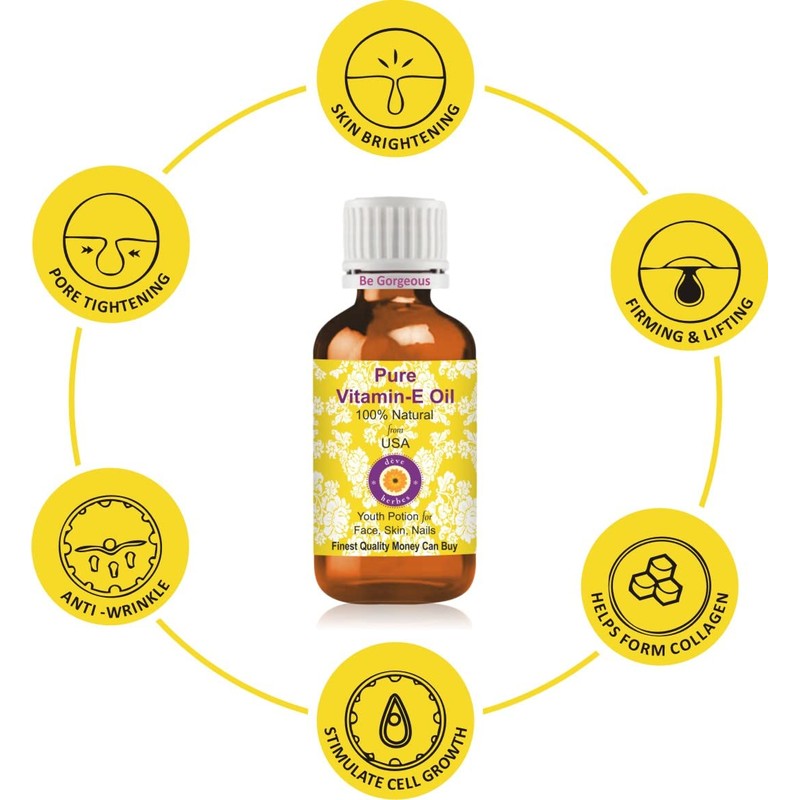 Deve Herbes Pure Vitamin E Oil 1250ml (42 oz)